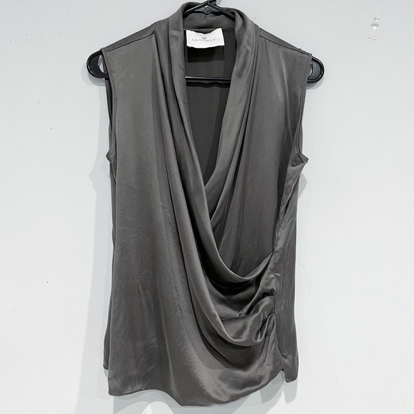 maskit Tops - MASKIT Silk Draped Top size small